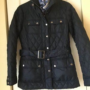 Banana Republic Blue Quilted Ladies Jacket Size Small
